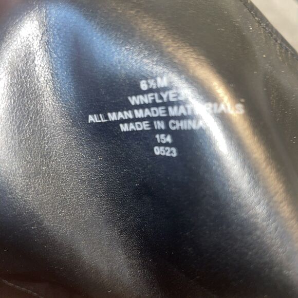 Nine West Boots Womens 6.5 Black Over The Knee Zip Up Witchy‎ Goth Whimsigoth - Picture 7 of 8